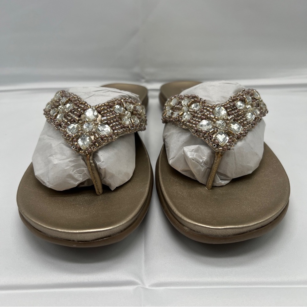 Kenneth Cole Reaction Glam-athon Thong Sandal Womens Size 11